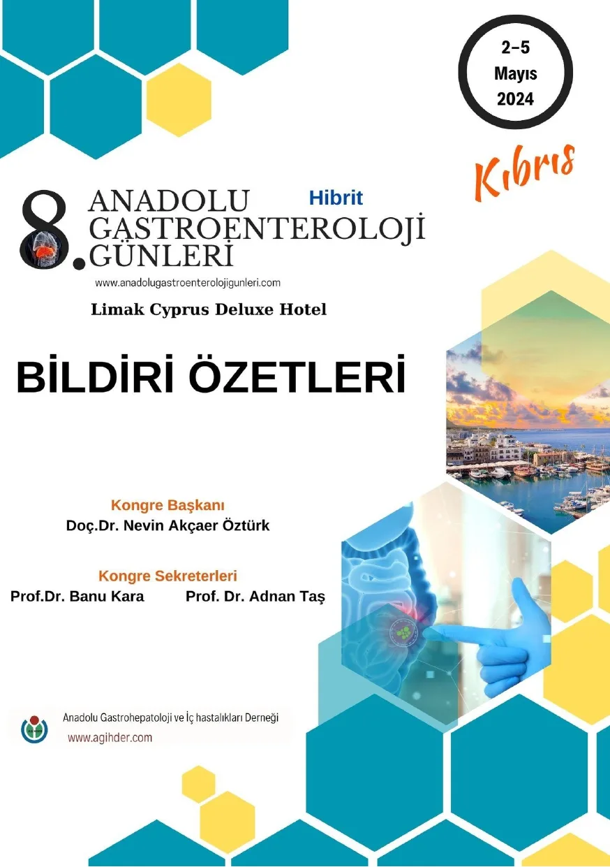 8.Anadolu Gastroenteroloji Günleri Kıbırs 2024 Bildiri Özetleri